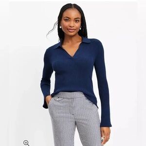Loft Ribbed Knit Sweater